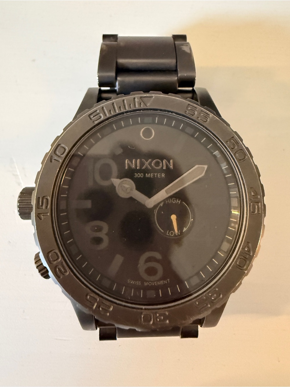 Nixon 51-30 chronograph gunmetal men’s watch